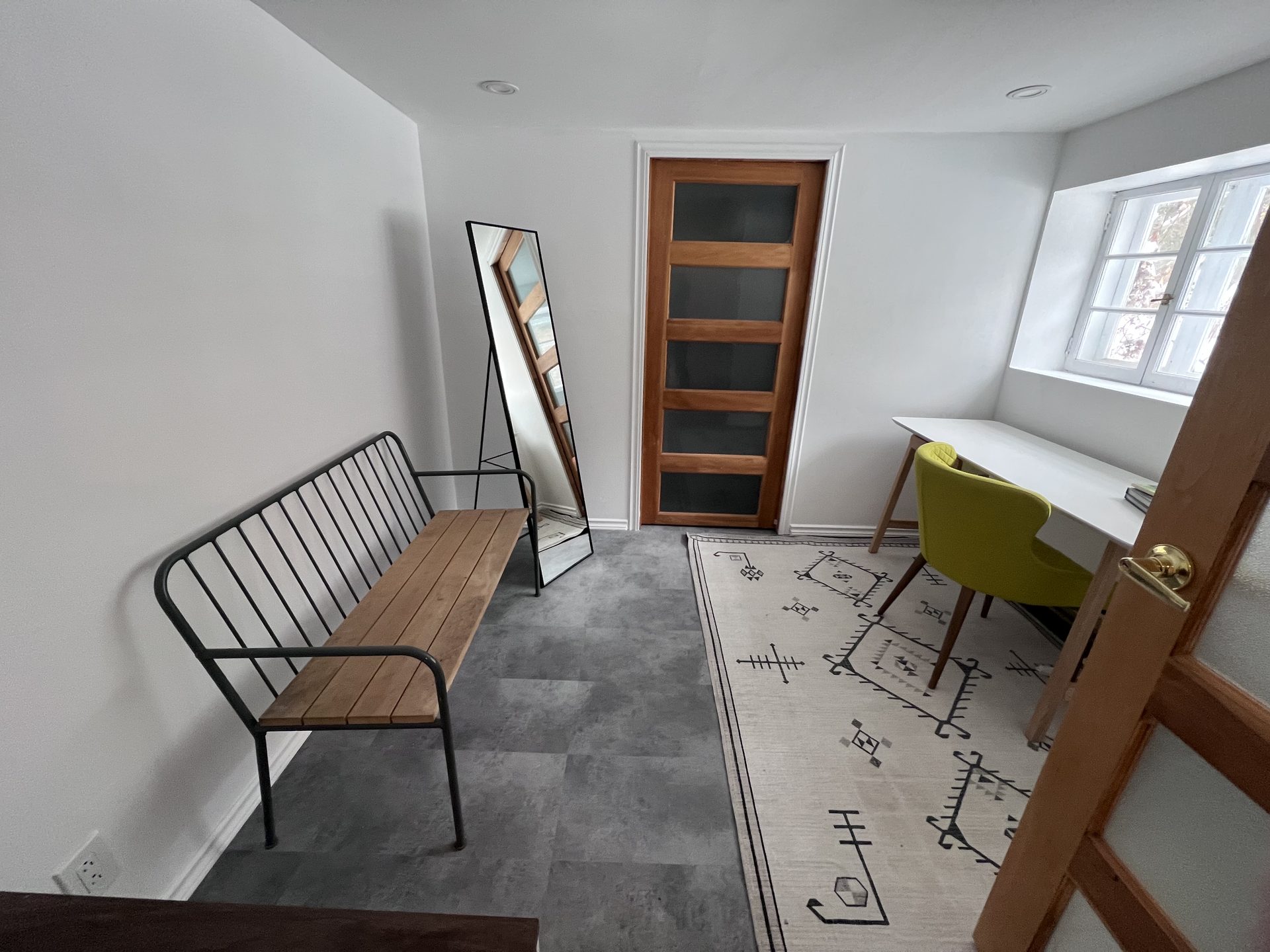 Entryway and mudroom