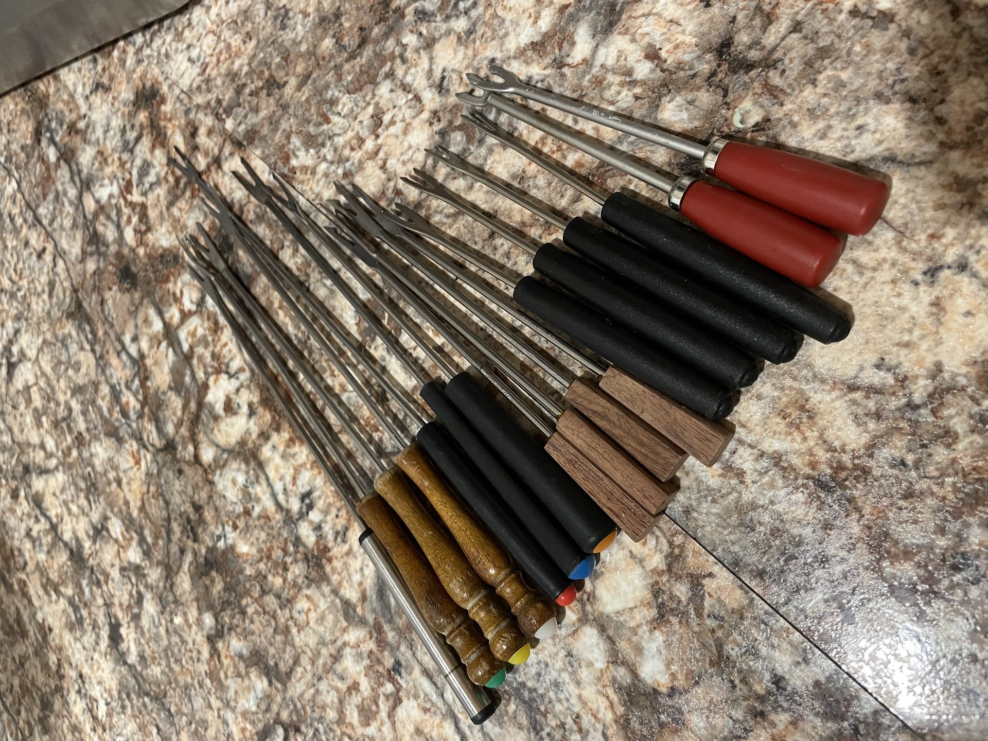 BBQ skewers on the grill